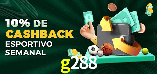 10% de bônus de cashback na g288